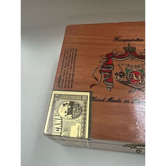 Arturo Fuente Exquisitos Empty Wooden Cigar Box Dominican Republic - Picture 4 of 16
